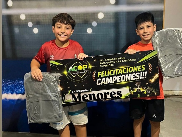 Doble jornada en ACOP: campeones en menores y cierre semanal